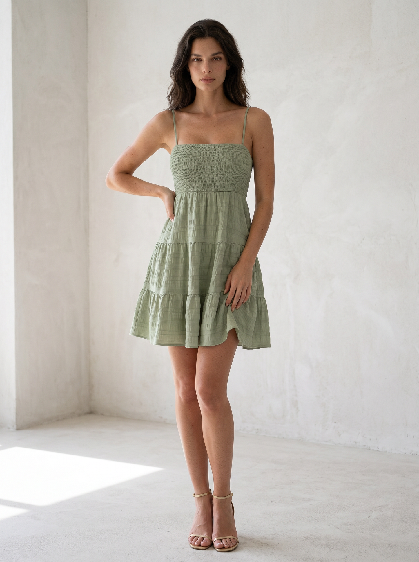 Strandbris Smock Mini-Kjole